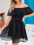 off-should-short-sleeve-mini-dress OhSoStyled at Sophia's Style-10
